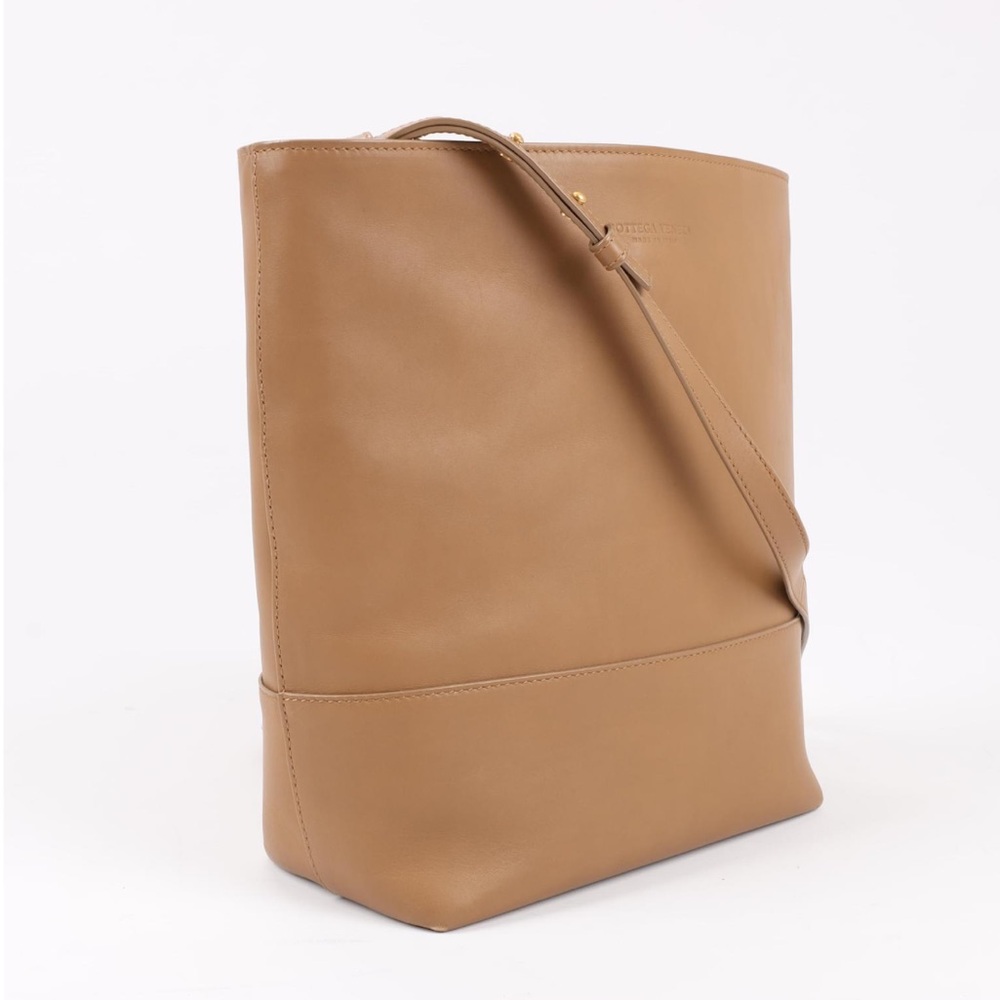 Bottega Veneta Tan Leather Crossbody Bag